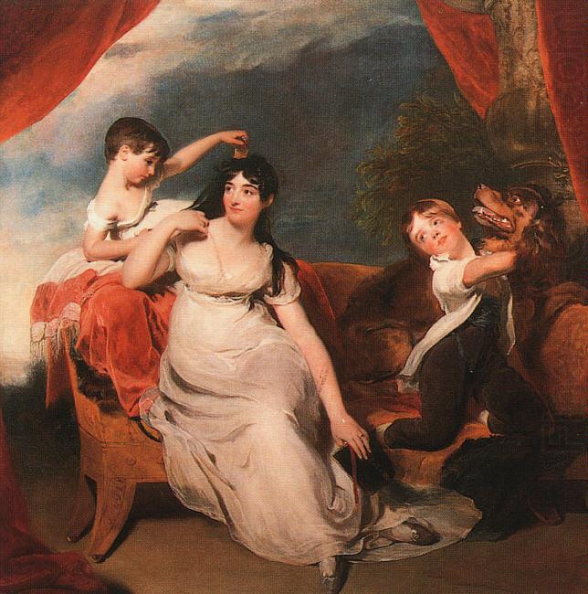 Mrs Henry Baring and her Children,  Sir Thomas Lawrence